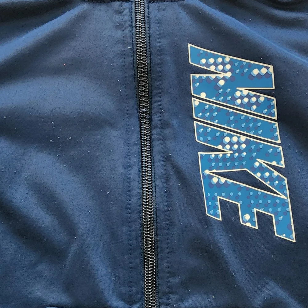 Nike Boys Blue Zip-Up Tracksuit Set - Size 4T - Picture 5 of 6